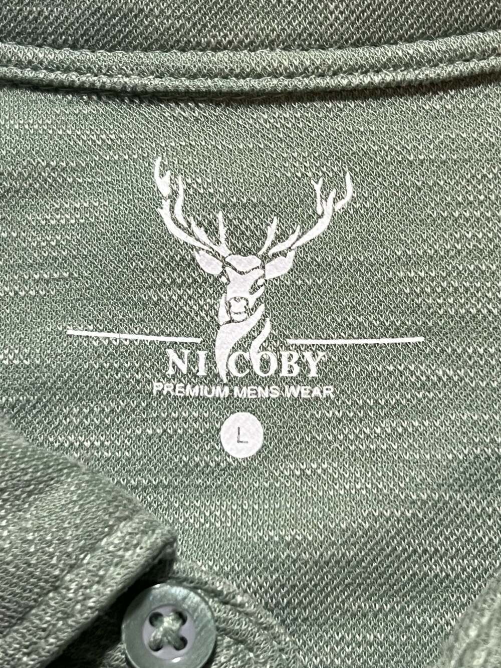 Nicoby Polo Shirt Size L Modal Blend - Picture 4 of 8